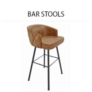 Charlotte Counter Stool - Luxury Bar Chair with Armrest