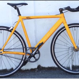 Fixed Gear Bicycle / Track Bike - Yellow - Single Speed - Lightweight Road Bike
