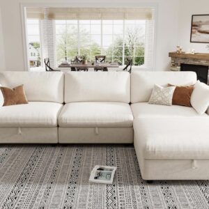 Luxury Modern L-Shaped Sectional Sofa - 6 Seater (USA Imported)